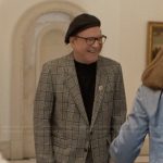 Charles’s plaid blazer on Only Murders in the Building