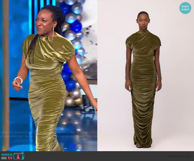 Chuck Collins Angelina Dress worn by Charity Lockhart on Tamron Hall Show