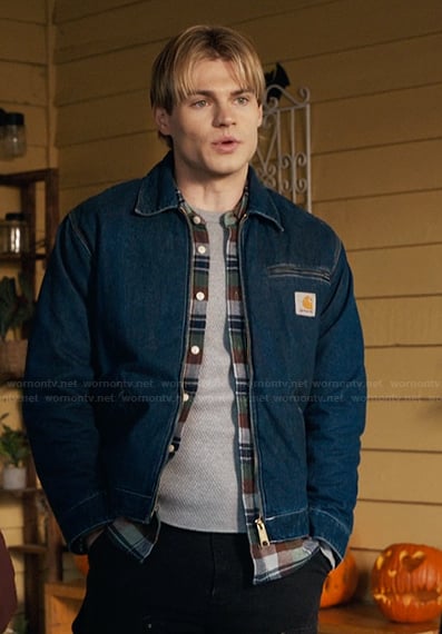 Cole’s denim jacket on My Life with the Walter Boys