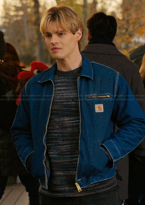 Cole’s denim jacket on My Life with the Walter Boys