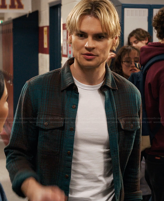 Cole’s plaid shirt on My Life with the Walter Boys