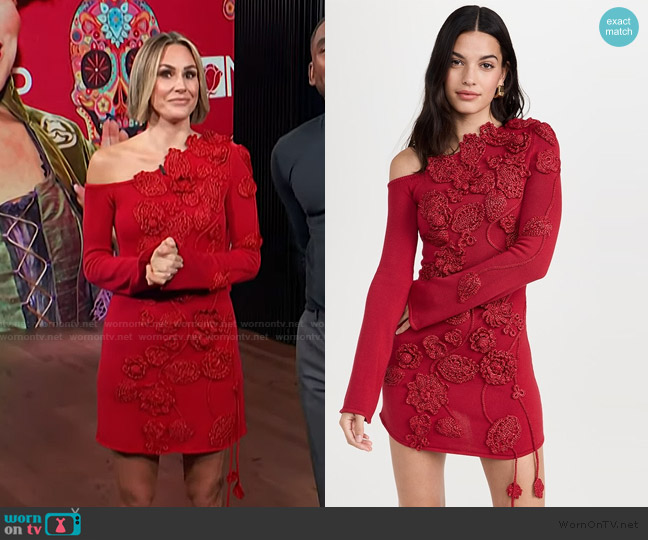 Cult Gaia Kaela Knit Dress worn by Keltie Knight on E! News