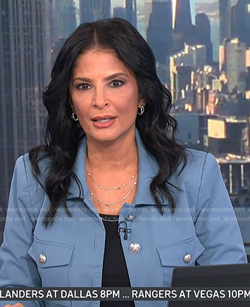 Darlene’s blue jacket on Today
