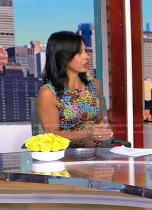 Dr. Tara Narula’s floral sleeveless dress on Good Morning America