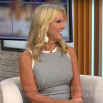 Elin Hilderbrand’s houndstooth dress on CBS Mornings
