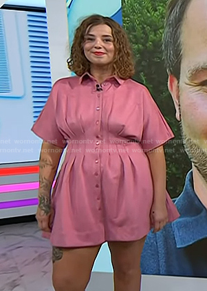 Emily Alexis Ann Cheney’s pink dress on Today