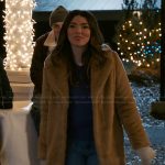 Erin’s teddy coat on My Life with the Walter Boys