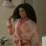 Eva’s sun print robe on Beyond the Gates