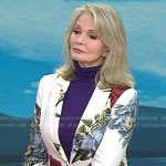 Deidre Hall’s white floral blazer on Today