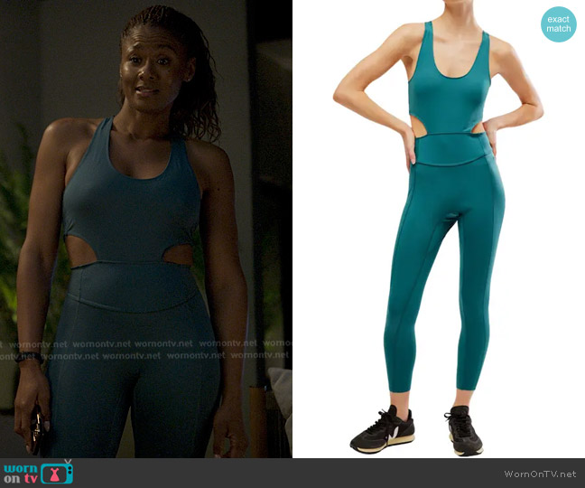 Free People Back it Up Athletic Jumpsuit worn by Jax Stewart (Emayatzy Corinealdi) on Reasonable Doubt