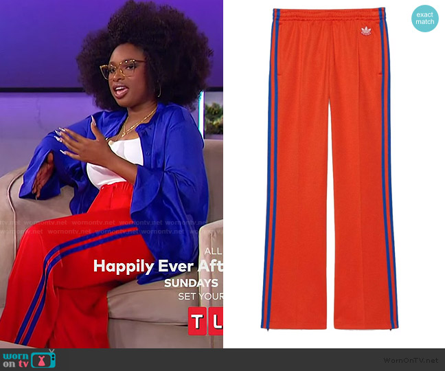 Gucci x Adidas Cotton Jersey Jogging Pant worn by Jennifer Hudson on The Jennifer Hudson Show
