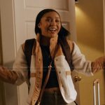 Haley’s contrast sherpa jacket on My Life with the Walter Boys