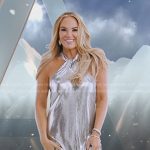 Heather’s silver cut scene dress on The Real Housewives of Salt Lake City