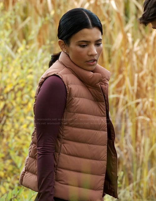 Jackie’s padded vest on My Life with the Walter Boys