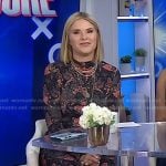 Jenna’s black floral maxi dress on Today