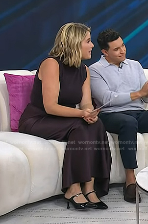 Jenna’s black mules on Today