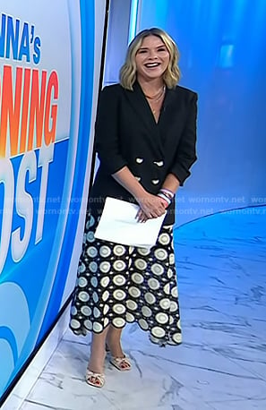 Jenna’s knotted leather heel sandals on Today