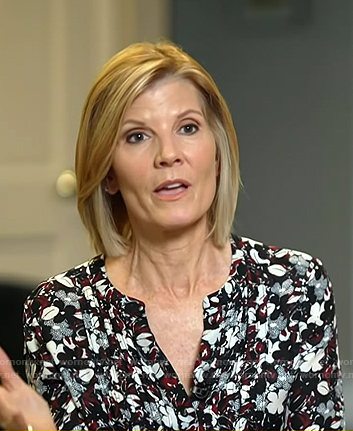 Kate’s floral blouse on NBC News Daily