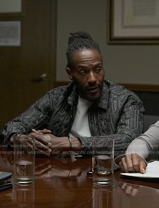 Lewis’s black quilted jacket on Reasonable Doubt