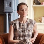 Mabel’s plaid vest and pants on Only Murders in the Building