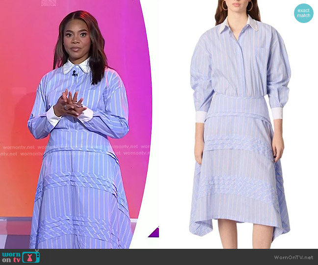 Maje Striped Shirt worn by Regina Hall on Today