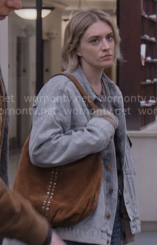 Mare’s suede studded bag on The Paper
