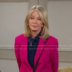 Marlena’s pink blazer on Days of our Lives