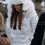 Meredith’s white down jacket on The Real Housewives of Salt Lake City