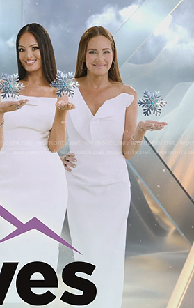 Meredith’s white opening scene dress on The Real Housewives of Salt Lake City