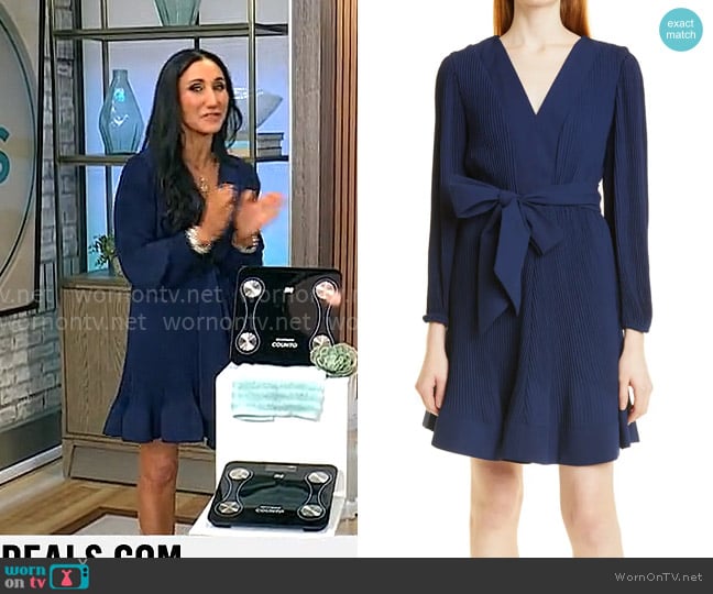 Milly Liv Dress worn by Elizabeth Werner on CBS Mornings