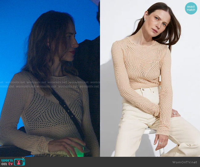& Other Stories Mesh Top