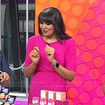 Sonal Dutt’s pink ruffle dress on Today