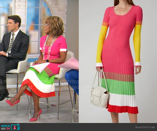 by Prabal Gurung worn by Gayle King on CBS Mornings