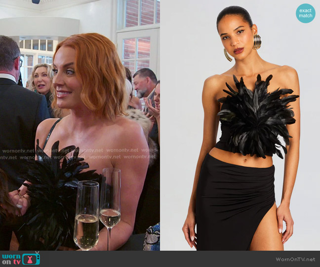 Retrofete Nicki Top worn by Whitney Rose on The Real Housewives of Salt Lake City