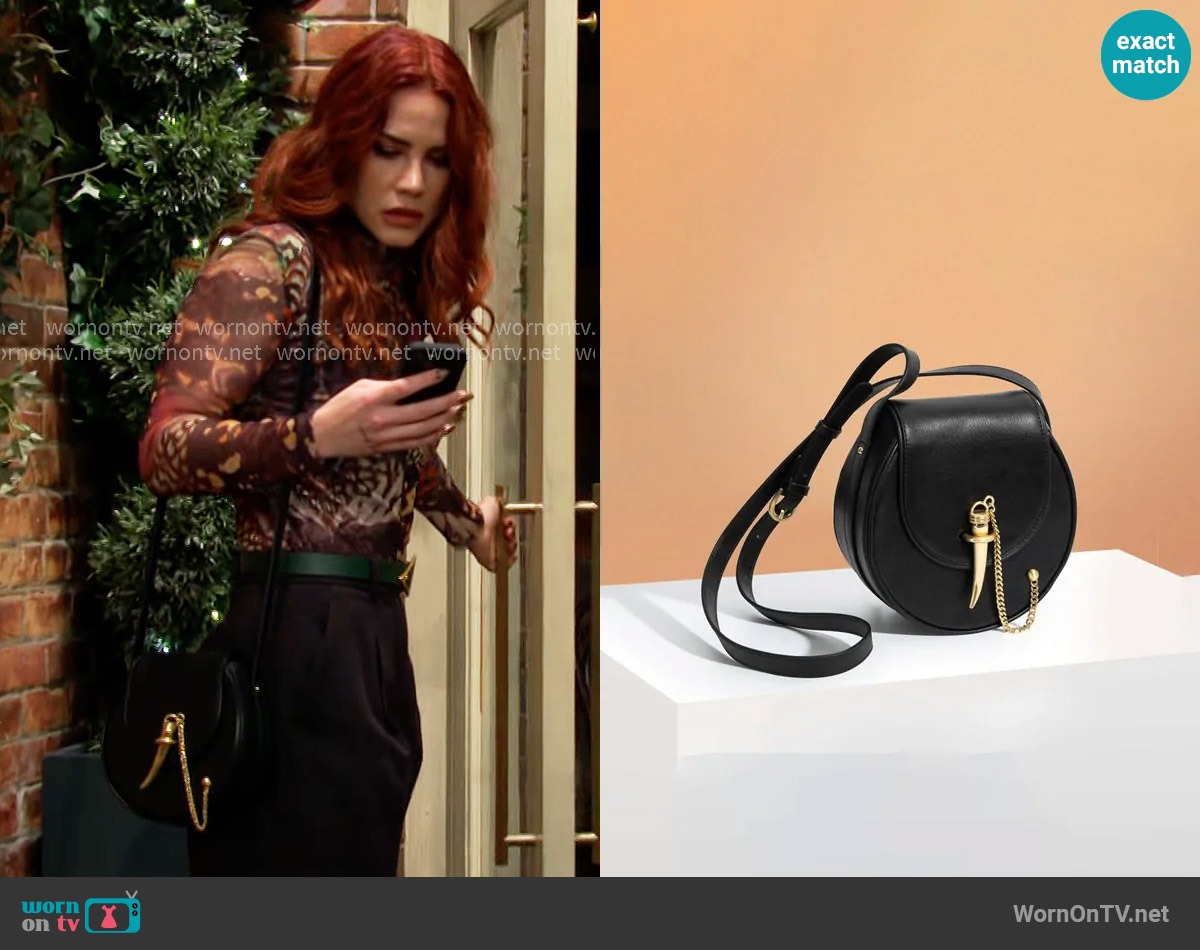 Sancia Marit Roundie Bag worn by Sally Spectra (Courtney Hope) on The Young and the Restless