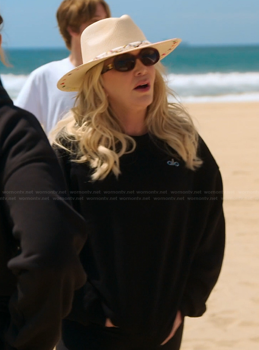 Shannon’s black sweatshirt on The Real Housewives of Orange County