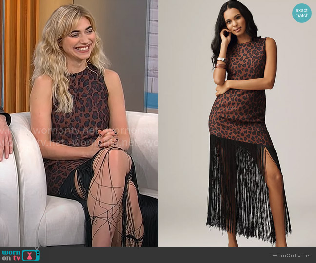 Simon Miller Casablanca Fringe Dress worn by  on CBS Mornings