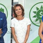 Stephanie Ruhle’s white tweed dress on Today
