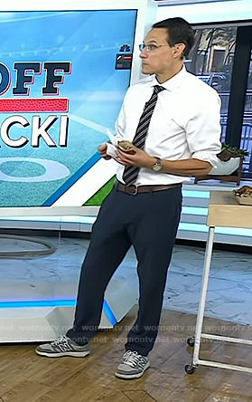 Steve Kornacki’s grey sneakers on Today