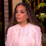Sunny’s white ruffle blouse on The View