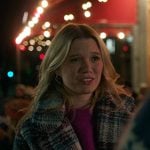 Taylor’s plaid coat on The Summer I Turned Pretty