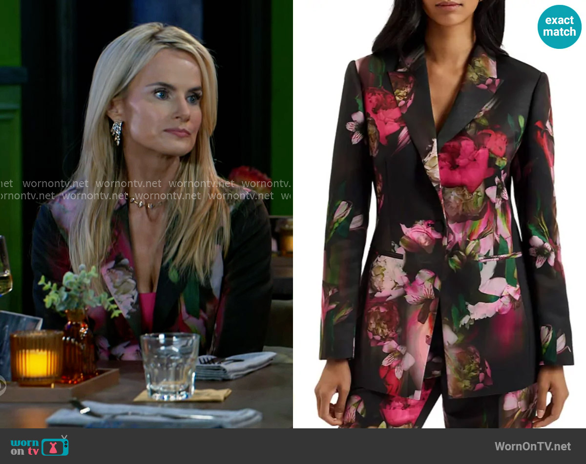 Ted Baker Okuni Blazer worn by Vanessa McBride (Lauren Buglioli) on Beyond the Gates