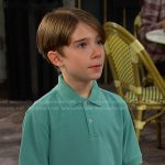 Thomas’s green polo on Days of our Lives