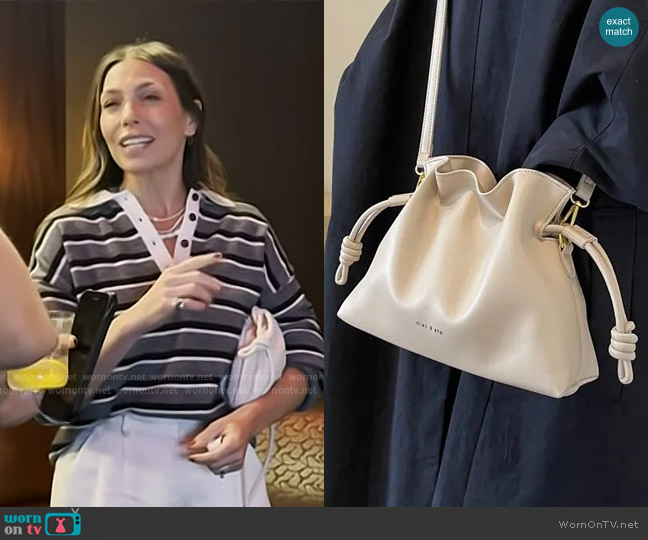 Uiciop Drawstring Bucket Bag worn by Melissa Garcia on Today