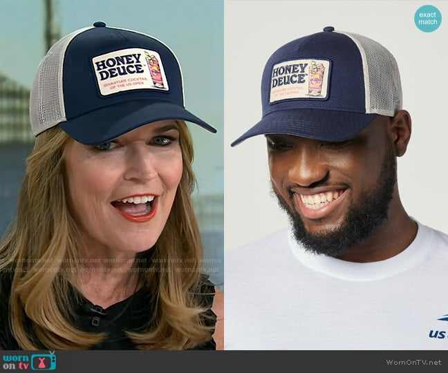 US Open American Needle Honey Deuce Valin Hat at US Open Shop worn by Savannah Guthrie on Today