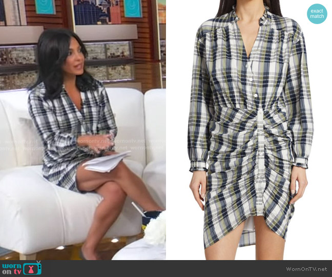 Veronica Beard Vilette Shirtdress worn by Dr. Tara Narula on Good Morning America