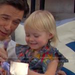 Victoria’s bow print dress on Days of our Lives