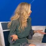 Dr Whitney Bowe’s green printed mini dress on Tamron Hall Show