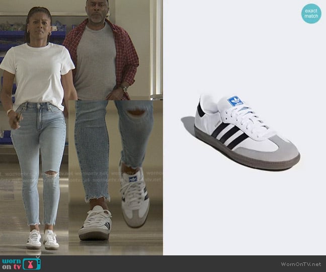 Adidas Gender Inclusive Samba OG Sneaker worn by Jax Stewart (Emayatzy Corinealdi) on Reasonable Doubt