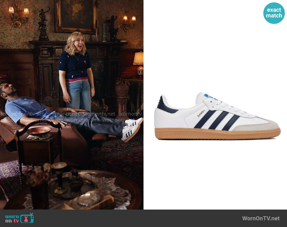 Adidas Samba OG Shoes worn by Jay (Utkarsh Ambudkar) on Ghosts